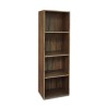 Woonkamer bureau boekenkast 4 planken 40x132 cm houten plank Duval Karakteristieken