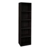Hoge houten boekenkast 5 planken woonkamer kantoor 40x172 cm Darren Keuze