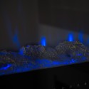 Inbouwhaard wandmontage elektrische kachel met LED-vlam in meerdere kleuren Chicago Catalogus