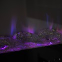 Inbouwhaard wandmontage elektrische kachel met LED-vlam in meerdere kleuren Chicago Model