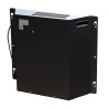 Elektrische hoekhaard vloerstaand in wit hout L126 x D78 x H83 Madison Kosten