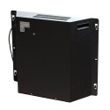 Elektrische haard vrijstaand in wit hout L179 x D48 x H85 Biden Afmetingen