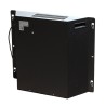 Elektrische haard vrijstaand hout wit L 89,5 x H 90,5 x D 28 Jefferson Voorraad