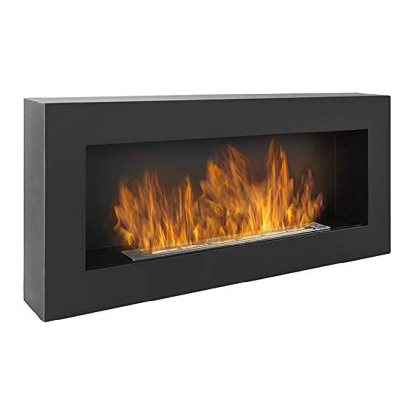 Wandhaard op bio-ethanol voor woonkamer met lijst Siena Nero Aanbieding Wandhaard op bio-ethanol voor woonkamer met lijst Siena Nero Aanbieding
