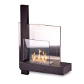 Moderne bio-ethanol wandhaard met gehard glas Vienna Aanbieding