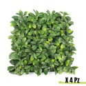 Tuinomheining kunsthaag privacy scherm 4 stuks 50x50cm Lauro Ceraso Plus Verkoop