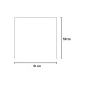 Tuinomheining kunsthaag privacy scherm 4 stuks 50x50cm Lauro Ceraso Plus Aanbod