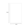 Universeel rolgordijn tegen muggen 60x150cm voor raam Easy-Up B Model