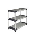 Opbergrek voor tuin, garage, kelder met 3 planken Rack Aanbieding