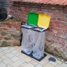 Afvalzakhouder voor gescheiden inzameling 80/110 liter Mr.B Kortingen
