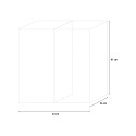 Dubbele afvalzakhouder 80/110 L voor gescheiden afval Mr.B Bis Catalogus