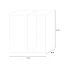 Dubbele afvalzakhouder 80/110 L voor gescheiden afval Mr.B Bis Catalogus