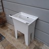 Buiten wasbak monoblock met wasplank 59x41x75cm Jo Keuze