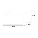 Buitenkraanwasbak in hars aan de muur 50x35x24cm Sink 50 Kortingen