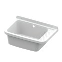 Wandhangende wasbak 59x39x28cm voor buiten in de tuin Sink 60 Aanbieding