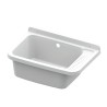 Wandhangende wasbak 59x39x28cm voor buiten in de tuin Sink 60 Aanbieding