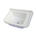 Wandhangende wasbak 59x39x28cm voor buiten in de tuin Sink 60 Aanbod