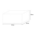 Wandhangende wasbak 59x39x28cm voor buiten in de tuin Sink 60 Kortingen