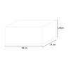 Wandhangende wasbak 59x39x28cm voor buiten in de tuin Sink 60 Kortingen