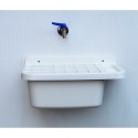 Buiten wastafel met kunststof wasbak en rooster Jab 50 voor tuin Aanbod