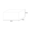 Wastafel wasruimte in hars met steunen Basis 45x50cm Korting