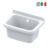 Wandgemonteerde wasbak van hars voor tuinwasgoed 39x39x24cm Sink 40 Verkoop