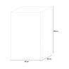 Mobiele wasplaats met kunststof wastrog en 1 deur 45x50cm Mong Aanbod