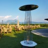 Gasverwarmer voor buiten met tafel, ideaal voor bar en restaurant, Solflame Afmetingen