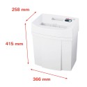 Kantoor papierversnipperaar 5-6 vel 4 x 25mm Pure 120 HSM Keuze
