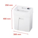 Professionele papierversnipperaar Pure 220 HSM voor kantoor 4 x 25 mm Model