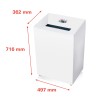Papiervernietiger kantoor 4,5 x 30 mm creditcards Pure 530 HSM Model