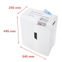 Papiervernietiger voor kantoor, 10 vellen, CD, 4,5 x 30 mm, X10 Shredstar HSM Model