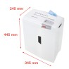Papiervernietiger voor kantoor, 10 vellen, CD, 4,5 x 30 mm, X10 Shredstar HSM Model