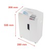 Papierversnipperaar voor kantoor, 13 vel, 4 x 37 mm, kan ook CD’s vernietigen, X13 Shredstar HSM Model