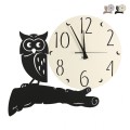 Moderne ronde metalen wandklok handgemaakt Gufo Ceart Aanbieding