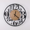 Moderne ronde wandklok 60cm met grote cijfers Ilenia Ceart Afmetingen