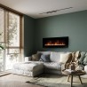 Elektrische wandhaard met multicolor LED-vlamlicht Dallas Aanbieding