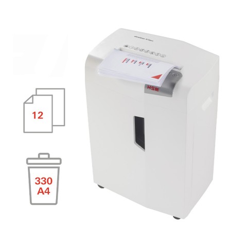 Papiervernietiger voor kantoor, 12 vel, 2x15mm X12pro Shredstar HSM Aanbieding