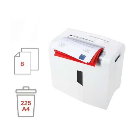 Papiervernietiger voor kantoor creditcards 4,5 x 30 mm X8 Shredstar HSM Aanbieding