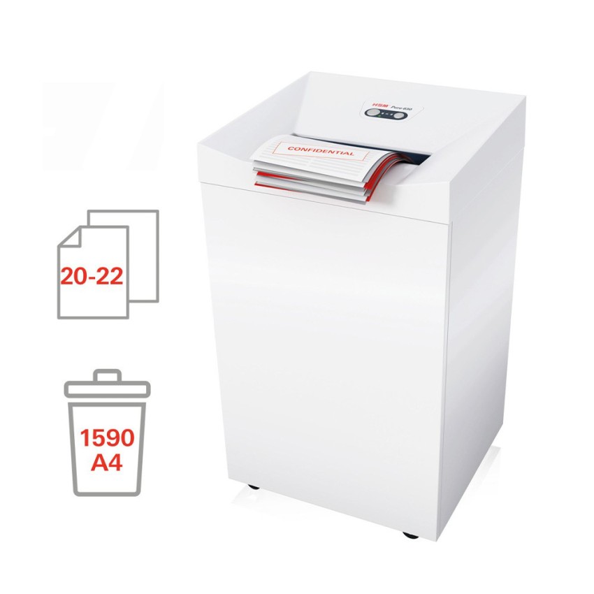 Papierversnipperaar kantoor 4,5 x 30mm 20-22 vel Pure 630 HSM Aanbieding