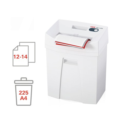 Papierversnipperaar stroken 3,9mm voor thuis en kantoor Pure 220 HSM Aanbieding
