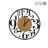 Moderne ronde wandklok 60cm met grote cijfers Ilenia Ceart Aanbieding