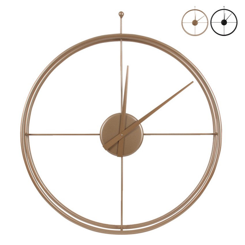 Ronde wandklok 90cm in moderne industriële stijl Essenziale Ceart Aanbieding