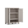 Buiten wasmachinekast met 2 verstelbare legplanken Gulliver Basso XL Keter Korting
