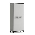 Tuin opbergkast 5 planken grijs zwart Titan Alto XL Keter Aanbieding