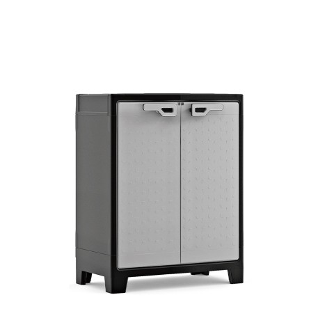 Opbergkast voor kelder, wasruimte, tuin met 2 planken Titan Basso XL Keter Aanbieding