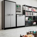 Opbergkast voor kelder, wasruimte, tuin met 2 planken Titan Basso XL Keter Korting