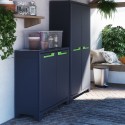 Multifunctionele buitenkast met 2 verstelbare planken Moby Basso XL Keter Verkoop