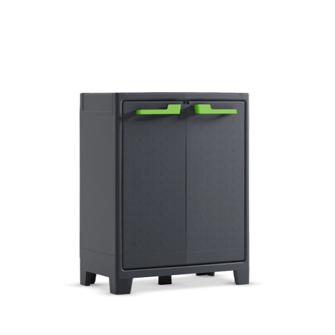 Multifunctionele buitenkast met 2 verstelbare planken Moby Basso XL Keter Aanbieding