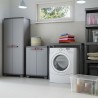Tuinopbergkast 3 verstelbare legborden multifunctioneel voor buiten Stilo Alto Keter Model